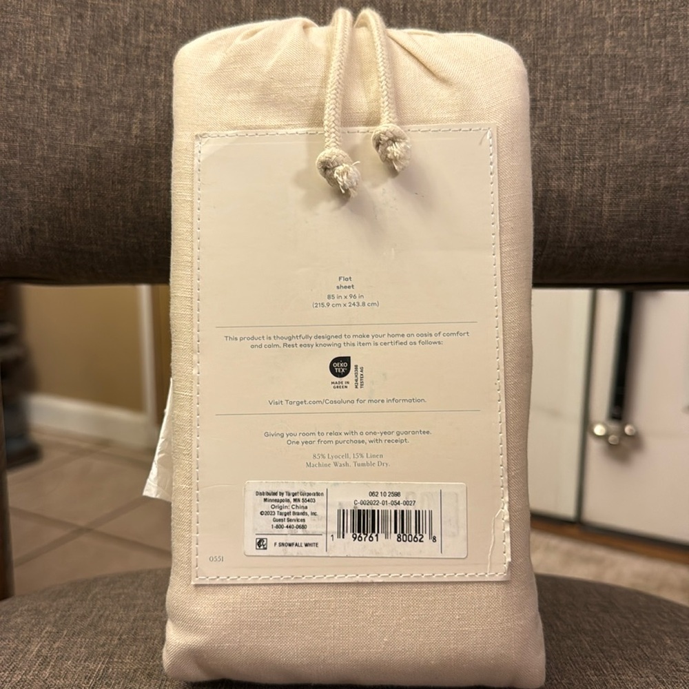 Casaluna flat sheet linen